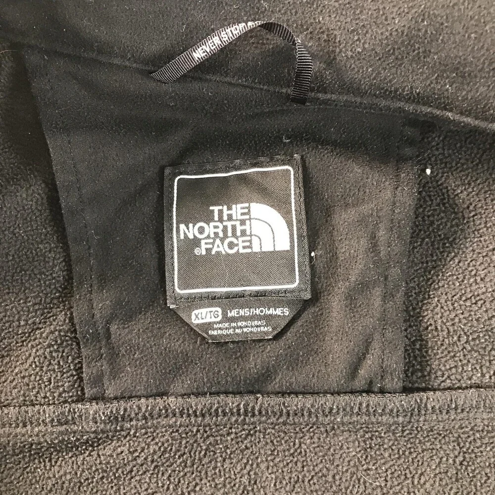 The North Face Jacket Mens XL Black Softshell Full Zip Fleece Lined Outdoor